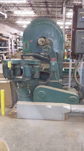 36&#034; TRISTATE MDL#T-36-4 WOOD CUTTING VERTICAL RESAW BAND SAW 20 HP 230/460V 3 PH