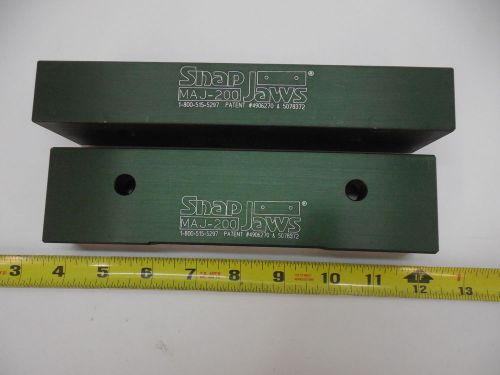 Snap Jaw MAJ-200 8&#034; Machine Vice Soft Jaws  Bridgport  Mill Machine Part