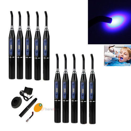 10XNEW Dental 10W Wireless Cordless LED Curing Light Lamp 2000mw US SHIP