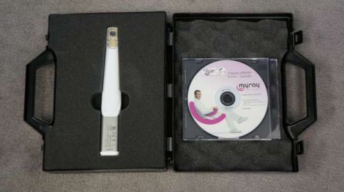 2 MyRay C-U2 Dental Diagnostic Intraoral Cameras w/ Storage Case &amp; Manual