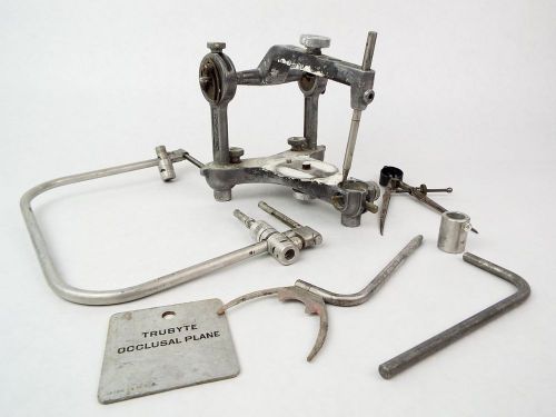 Hanau Model H Semi-Adjustable Dental Lab Articulator w/ Facebow &amp; Bitefork