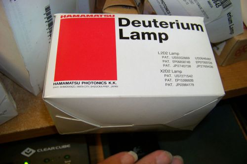 NIB HAMAMATSU L6799 DEUTERIUM UV LAMP LIGHT*