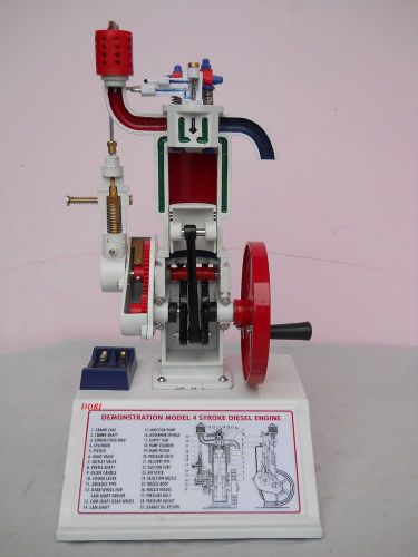 Four Stroke Diesel Engine model teaching aid Mfg. Ship to Worldwide