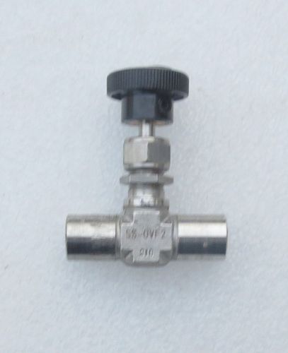 Whitey Swagelok 1/8&#034; Stainless Steel Integral Bonnet Needle Valve SS-OVF2