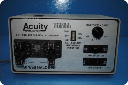 Acuity fiberoptics 6150 150 watt halogen fiberoptic illumination system @ for sale