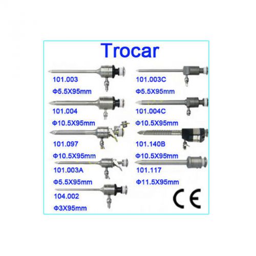 Trocar &amp; Cannula //* ?3mm ,?5.5mm, ?10.5mm ,?11.5mm Laparoscopy