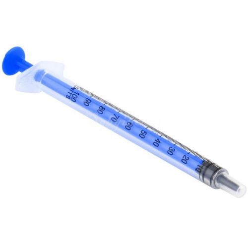 20Pcs 1ML Nutrient Measuring Plastic Disposable Syringe Functional Medical SY