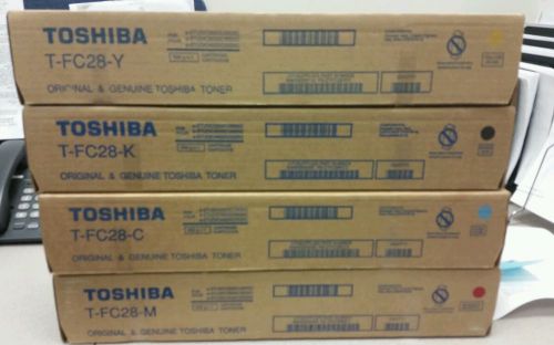 OEM TOSHIBA T-FC28 TONER (ALL COLORS ) NEW