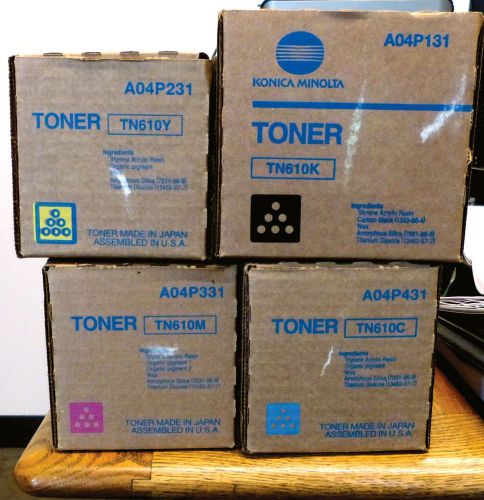 C6500 TONER CYAN A04P431 YELLOW A04P231 MAGENTA A04P331 BLACK A04P131 SET OF 4