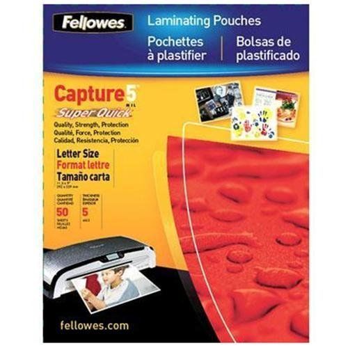 Fellowes 5223001 Laminating Pouches, 5 Mil, 8 1/2 X 11, 100/pk