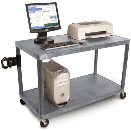 Luxor LEW28 Gray Laminator Work Center Cart Free Shipping