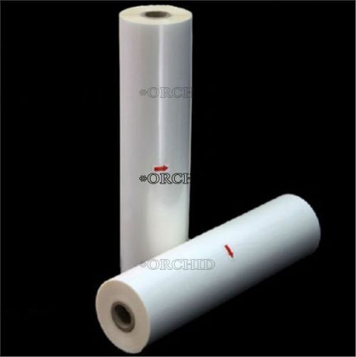 MATTE 1&#034; 17.3&#034;X ROLLS LAMINATION 2 CORE FILM HOT 1MIL LAMINATE LAMINATING 656&#039;