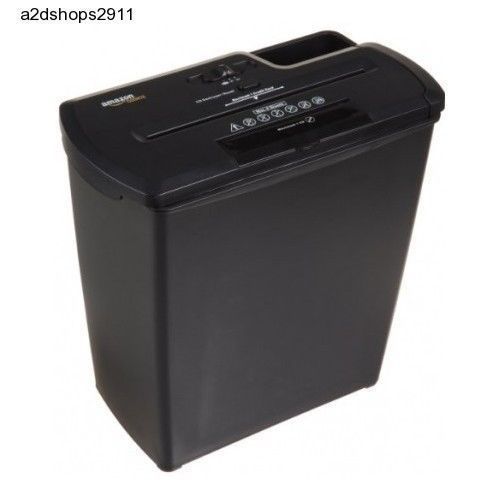 8-Sheet Strip-Cut Paper/CD/DVD/Credit Card Shredder Wastebasket Home Office