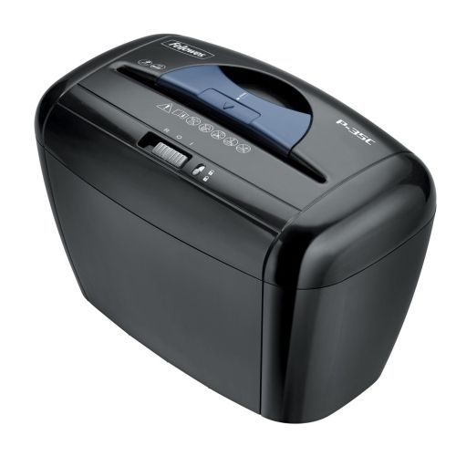 Fellowes Powershred P-35C Cross-Cut Shredder - 5 Per Pass - 3 gal Waste