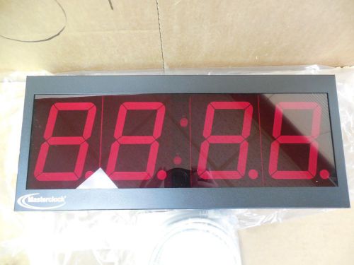 Masterclock Digital Network Time Display Clock NTDS44 P0E AP-00274 New