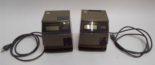 Lot of Two PIX3000X Time Clocks LOT 4