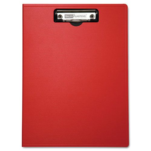 Baumgartens Portfolio Clipboard w/Low-Profile Clip 1/2&#034;&#034; Capacity, 8 1/2 x 11 Re