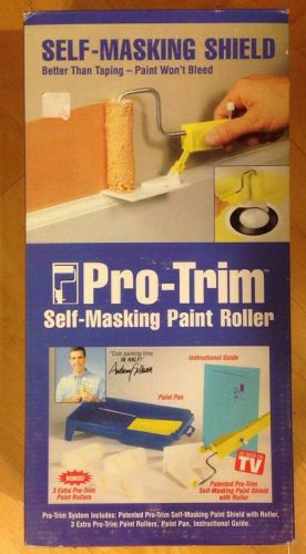 Pro - trim .self masking paint roller . as seen on tv ,self - masking shield . for sale