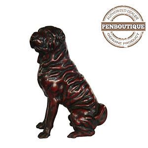 Pen boutique the bull mastiff desk accessory-red for sale