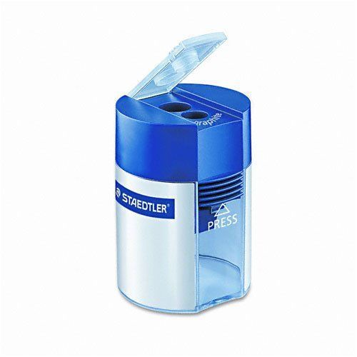 NEW Handheld Double Hole Cylinder Pencil Sharpener