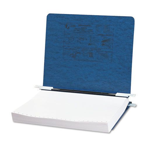 Pressboard Hanging Data Binder, 11 x 8-1/2 Unburst Sheets, Dark Blue