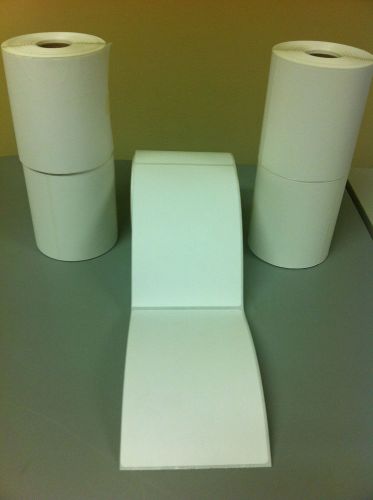 12 Rolls 250 Labels  4 x 6 Direct Thermal Labels Zebra LP2844 Eltron 3000 LABELS