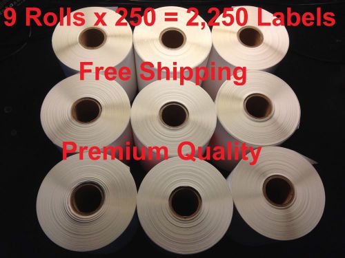 9 Rolls (2,250 Labels) 4x6 Direct Thermal Labels 250/Roll Zebra 2844 Eltron