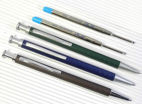 3colors Pirre Paul&#039;s 211 ball point pen D.Bw+BU+GN+ 2 parker style refills BLUE