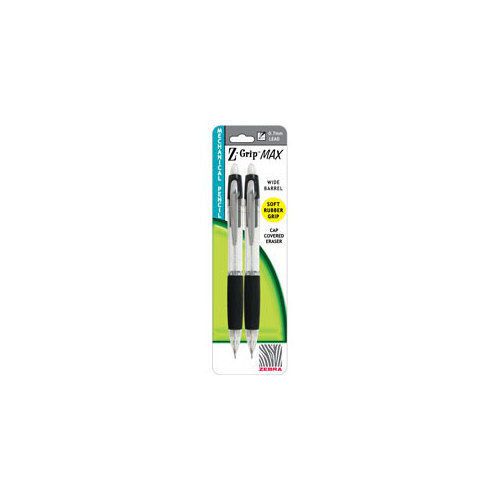 ZEBRA 52612 Z-Grip Max(TM) Mechanical Pencils - 2-Pack