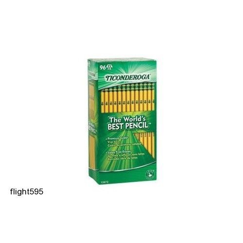 Dixon Ticonderoga #2 Pencil School Student Teacher Office Supplies 96