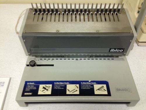 ibico/IBIMATIC Plastic Comb Binding Machine