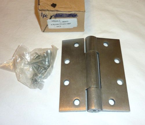 1 Ives 3CB1HW 5&#034; x 4&#034; 652 US26D NRP Door Hinge SATIN CHROME NEW!