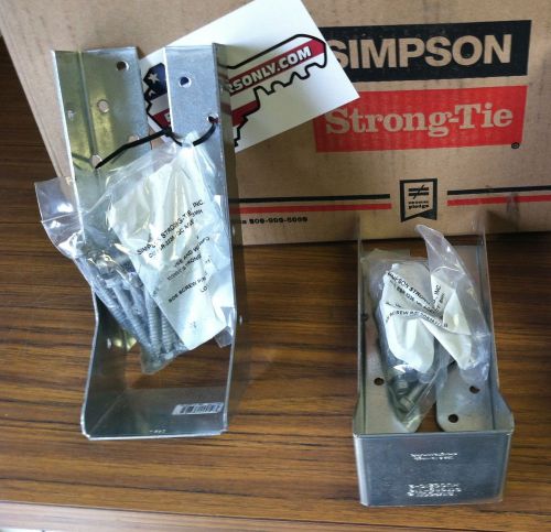 Simpson strong tie 2pcs - hucq210-2-sds heavy duty joist hanger (2pc pack) for sale