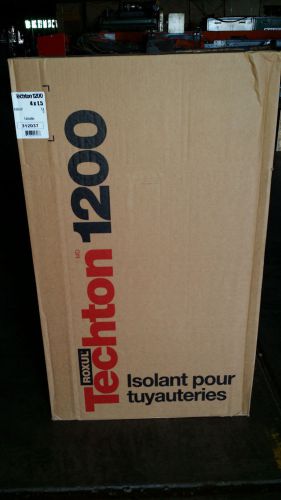 Roxul techton 1200 pipe insulation 4&#034; x 1.5&#034; wall,  19.680 linear feet 312037 for sale