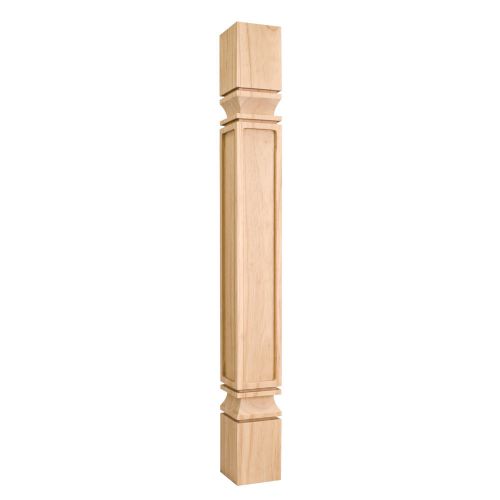 Square Mission Post 3-3/4 x 3-3/4&#034; x 35-1/2&#034; Species: Maple