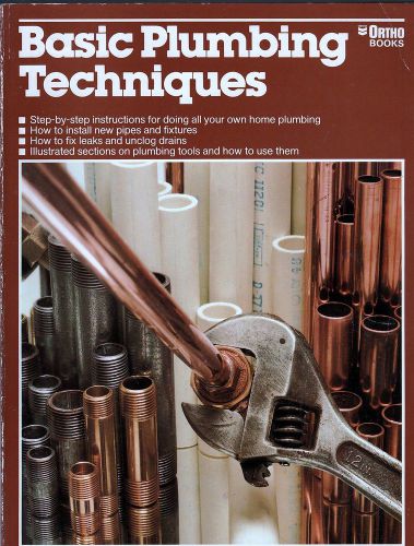 Plumbing-Basic Plumbing Techniques-Booklet-189 pages-Good condition