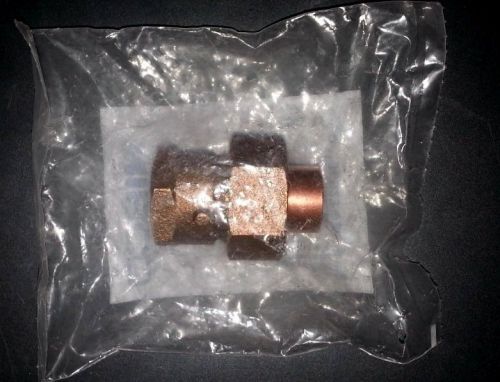 NEW (LOT of 8) 1/2&#034; Nibco 733-3 CxF Cast Bronze Copper Slip Union Fitting inch