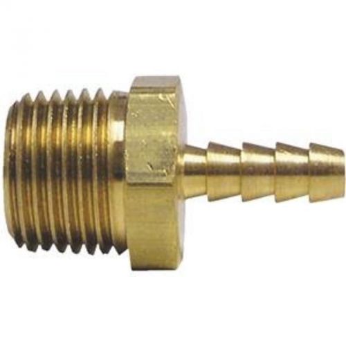 Brass hose barb 1/2 x 1/2 mip lead free watts water technologies 17700201 for sale