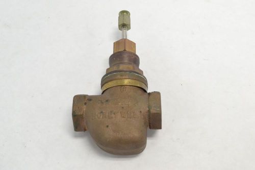 Honeywell v5011f1014 2 way single seat water brass 1/2in npt globe valve b276413 for sale