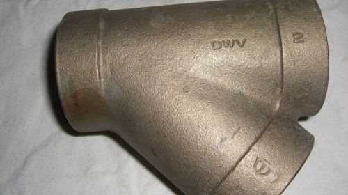 2&#034; inch bronze wye