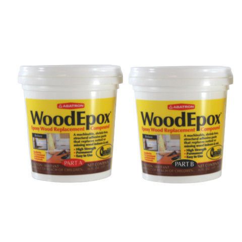 2 part (a &amp; b - 6 ounces each) wood epoxy kit for sale