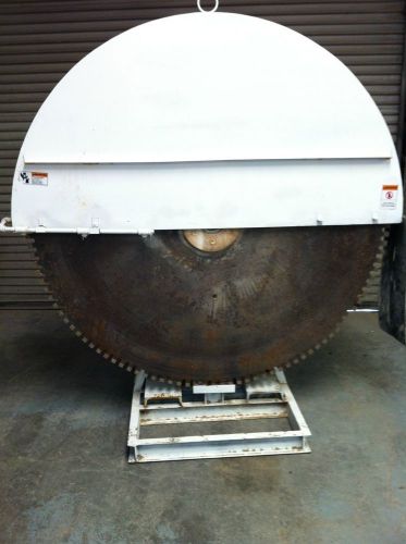 Quarry Rock Saw with 72&#034; diamond blade