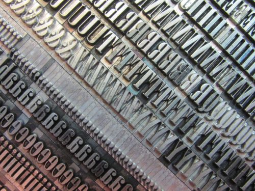 Letterpress Lead Type 18 Pt. Onyx ATF # 661  B10