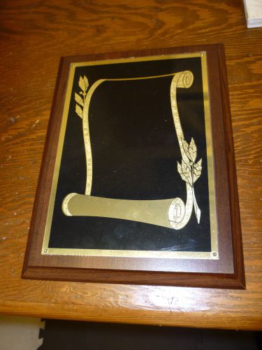 9&#034; x 12&#034; Scroll Plaque Award