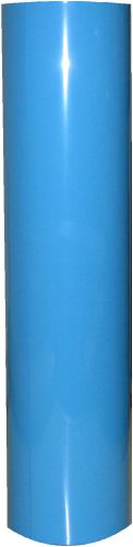 Pu sky blue heat transfer vinyl roll 20&#034;x10 yrd quality material 4 tees easypeel for sale