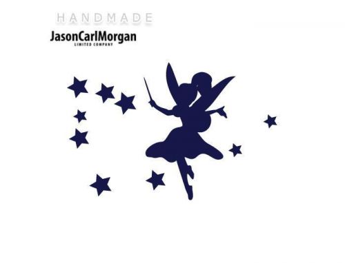 JCM® Iron On Applique Decal, Fairydust Navy Blue