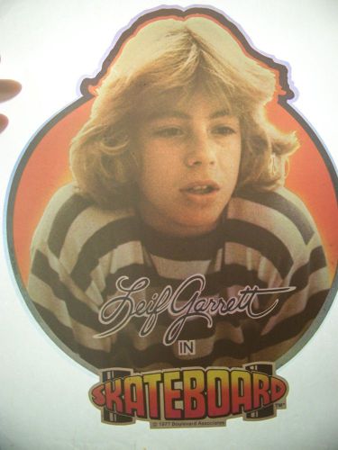 &#034;Skateboard Leif Garrett&#034;  Transfer (Iron-on heat transfer only)