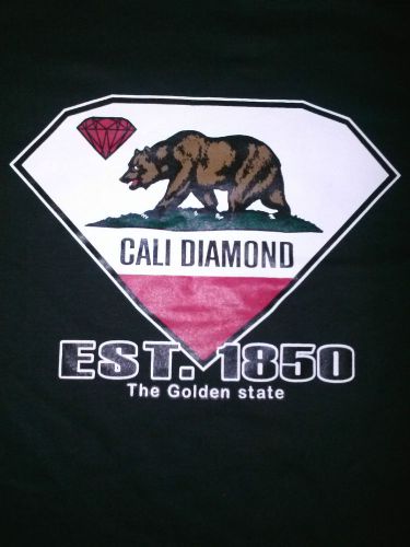 DIAMOND CALI FLAG T SHIRT HEAT TRANSFERS 10 PACK HEAT PRESS TRANSFERS