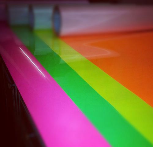 A4 1m roll fluorescent neon flex t-shirt vinyl heat press vinyl transfer paper for sale