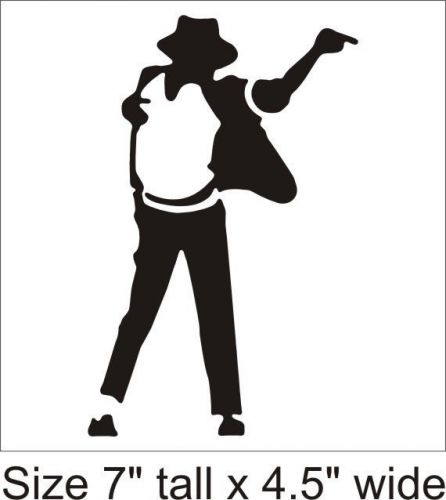 2X Michael Jackson Funny Car Vinyl Sticker Decal Truck Bumper F A C - 1217